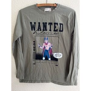 Zara Kids Luchador Wrestling Long Sleeve Size 11/12